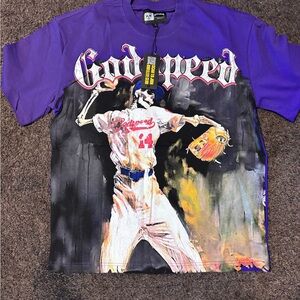 Godspeed Purple Graphic Men's Tee